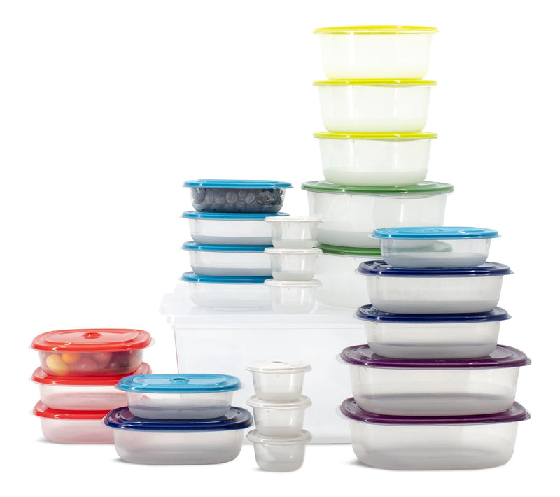 Polypropylene Food Storage Container Set with Lids, 26 Count S9421