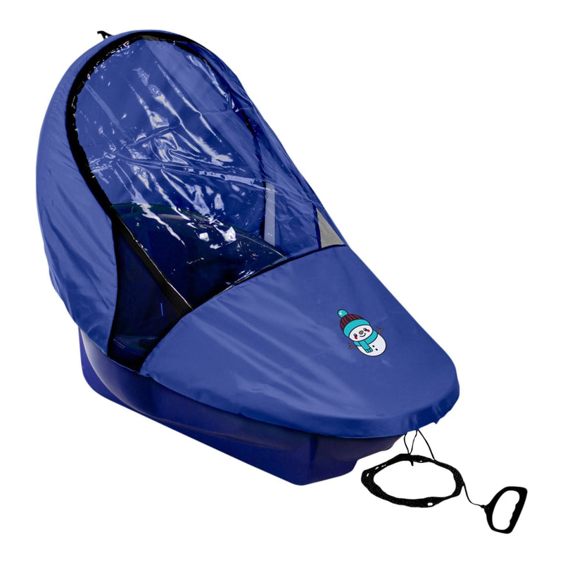 Snocruzer Covered Baby Sled/Toboggan for Ages 12-36 Months, Blue A6583