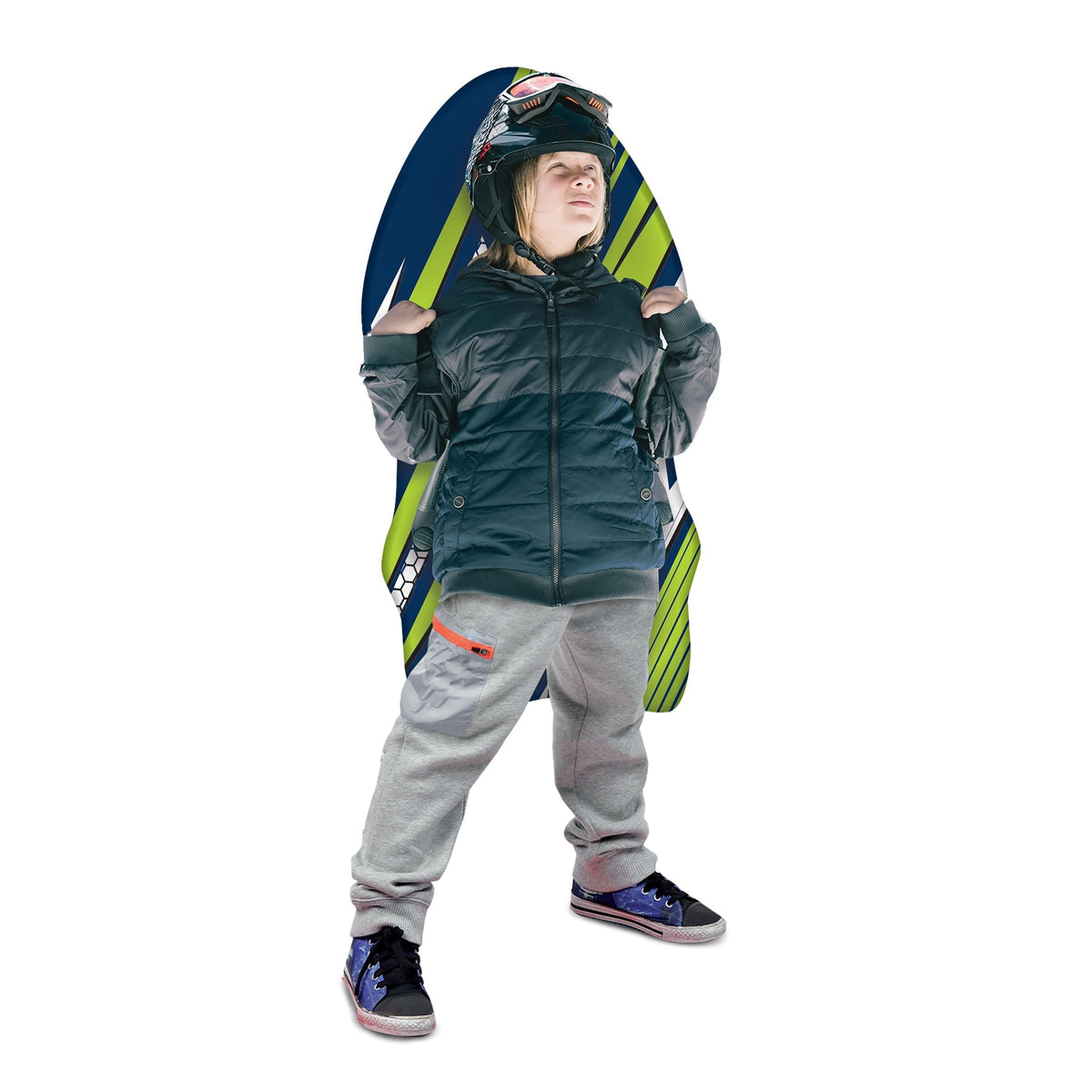 Snow Foam Snow Sled with Backpack Handles, 36-in
