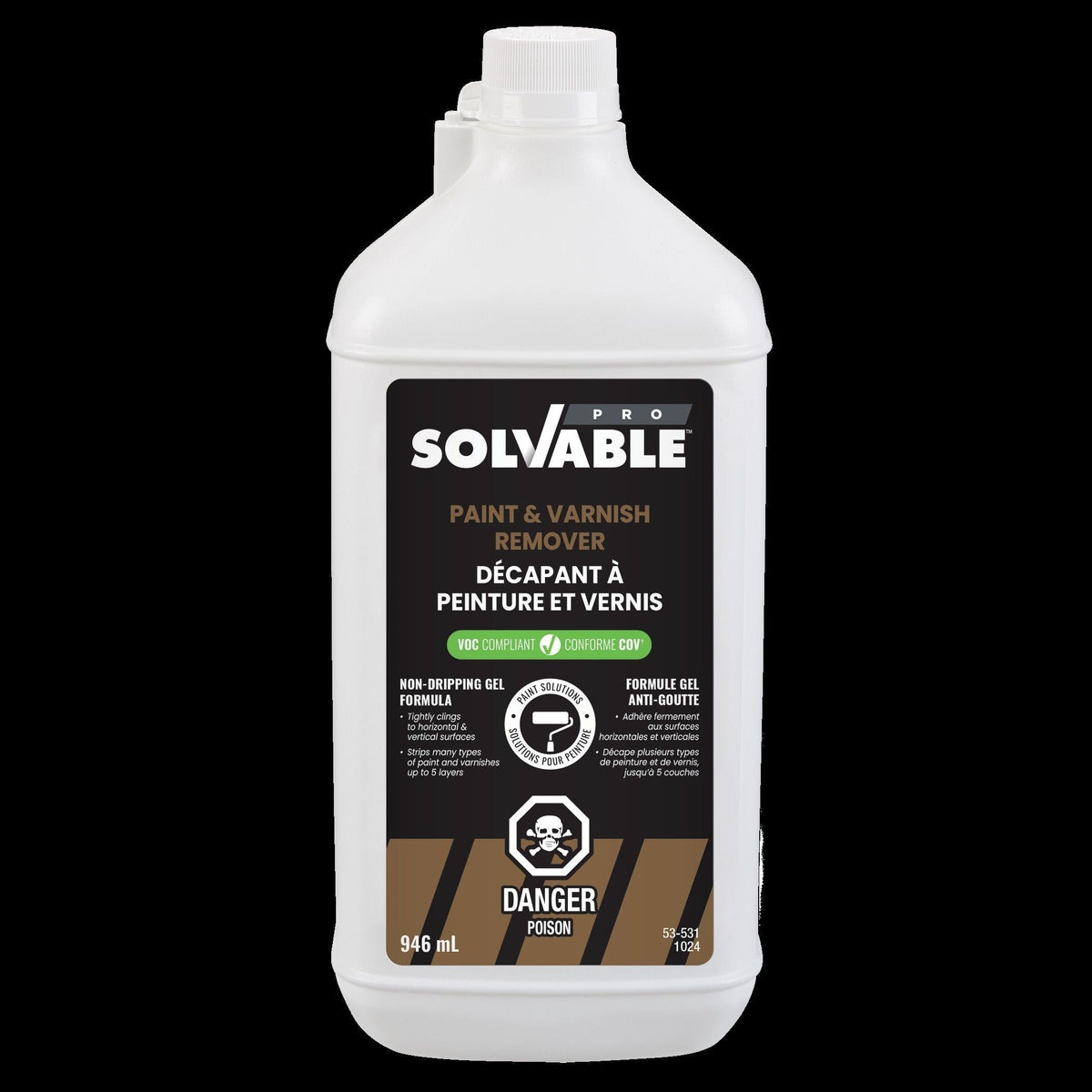 Professional Contractor Strength Heavy Duty Multi-Surface Paint & Varnish Remover, Assorted Sizes