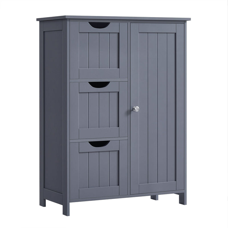 Home White Freestanding Cabinet with Drawers G6032