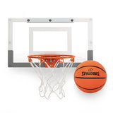 Slam Jam Indoor Over-the-Door Mounting Mini Basketball Hoop & Net with Ball