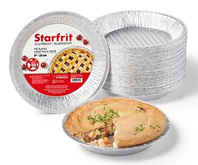 9ʺ Aluminum Deep Pie Plates, 50-pk W8137
