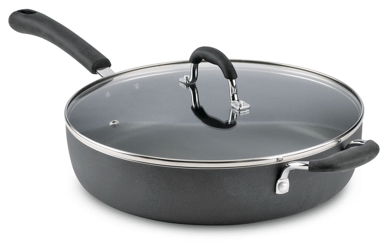 Jumbo Cooker, Non-Stick, Dishwasher Safe, Black, 5qt L7652
