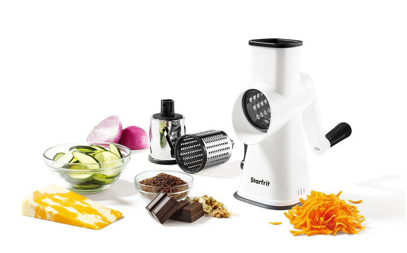 Stainless Steel Drum Grater with Suction Cup Base S1166