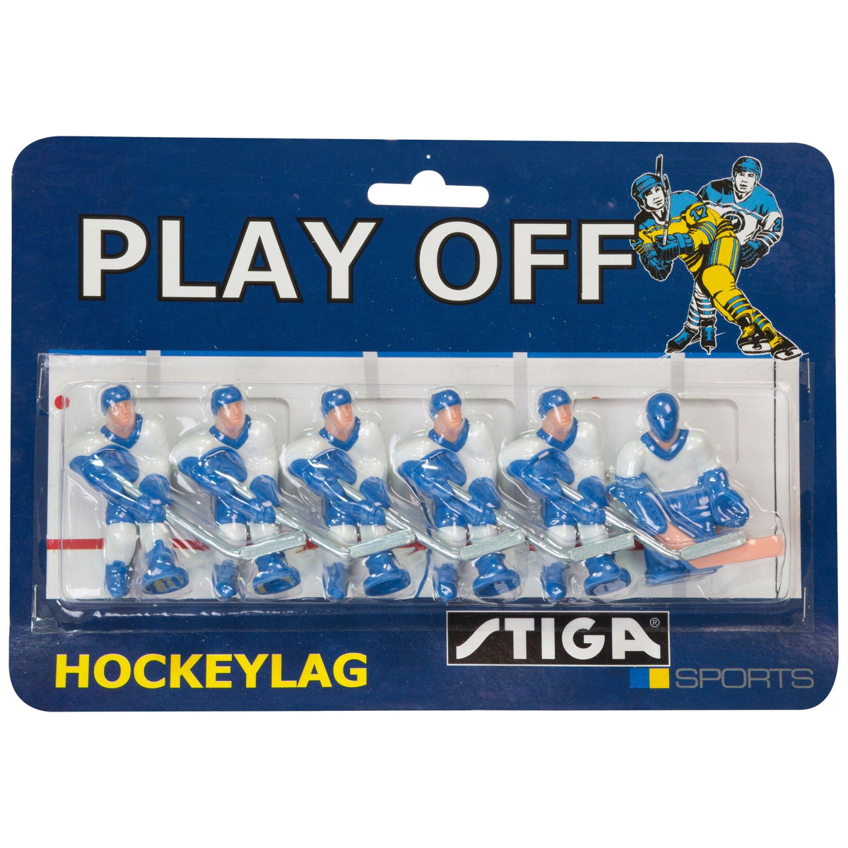 Finland Replacement Players Team Pack for Table Top Rod Hockey Game, 6-pk