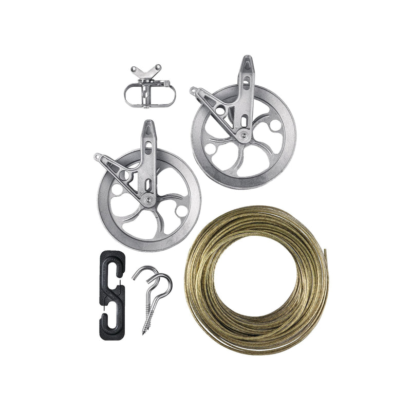 Heavy-duty Clothesline Kit for Indoor & Outdoor, 150-ft X6697
