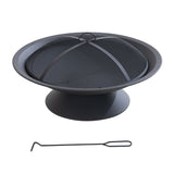 Genesee Round Fire Pit, Black