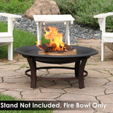 Decor Replacement Fire Pit Bowl, Black, 32-in
