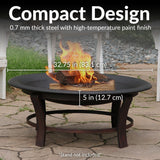 Decor Replacement Fire Pit Bowl, Black, 32-in