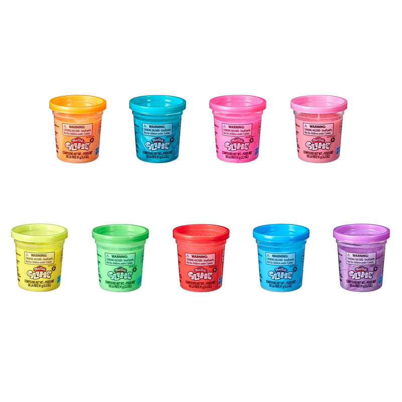 Super Value Slimy Slimes Single Can, Multi-Coloured, Ages 3+, for Arts & Crafts/Birthday Favour L4453