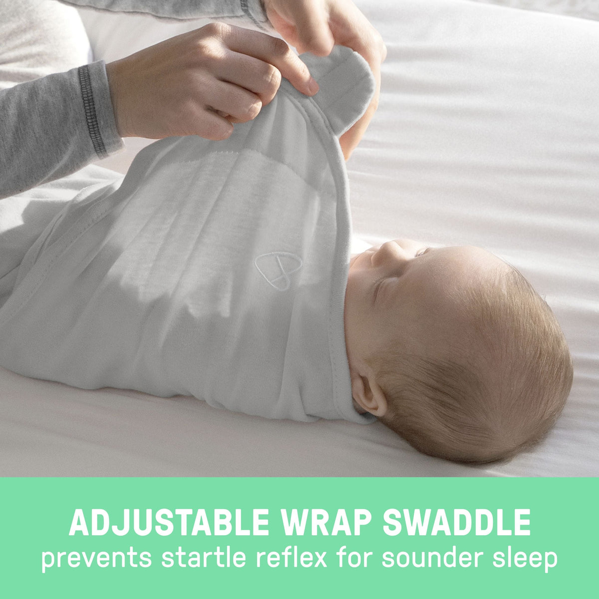 Original Swaddle Adjustable Baby Wrap with Quick Change, Born Free, Size S/M, Ages 0-3m, 3-pk