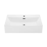 Claire Rectangle Wall-Mount Bathroom Sink, 24-in