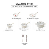 Beige 10-Piece Non-Stick Set, Beige