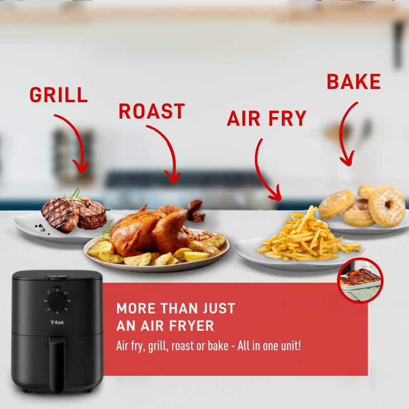 Easy-Fry Compact Air Fryer with Non-Stick Basket, 3.69-qt