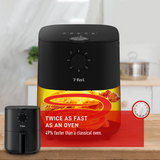 Easy-Fry Compact Air Fryer with Non-Stick Basket, 3.69-qt