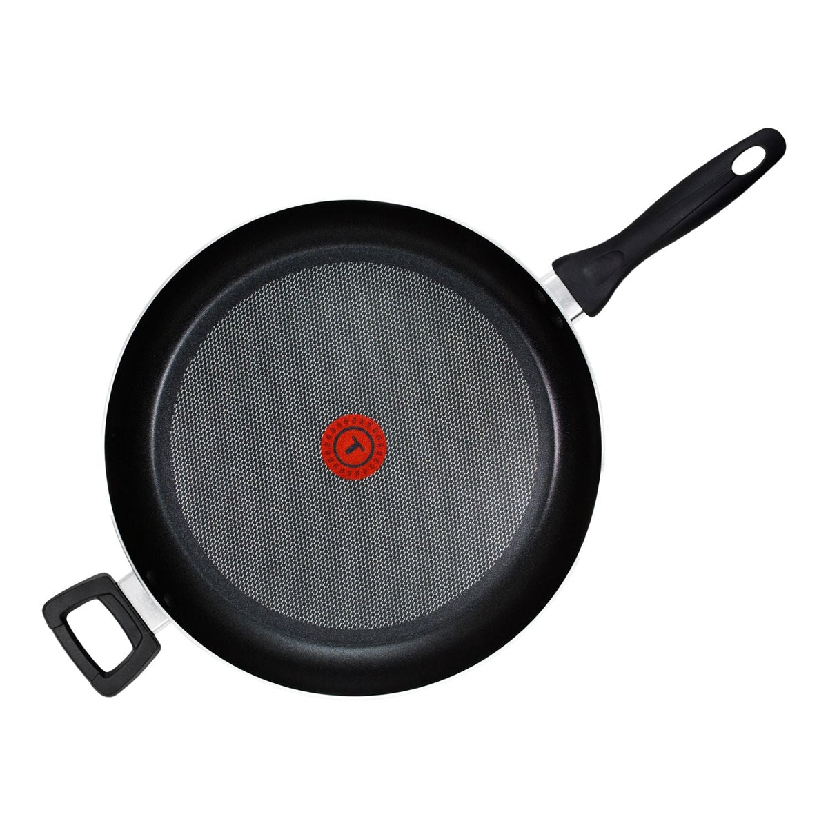 Giant Aluminum Non-Stick Frying Pan, Dishwasher & Oven Safe, Black, 13-in