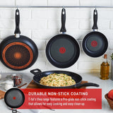 Giant Aluminum Non-Stick Frying Pan, Dishwasher & Oven Safe, Black, 13-in