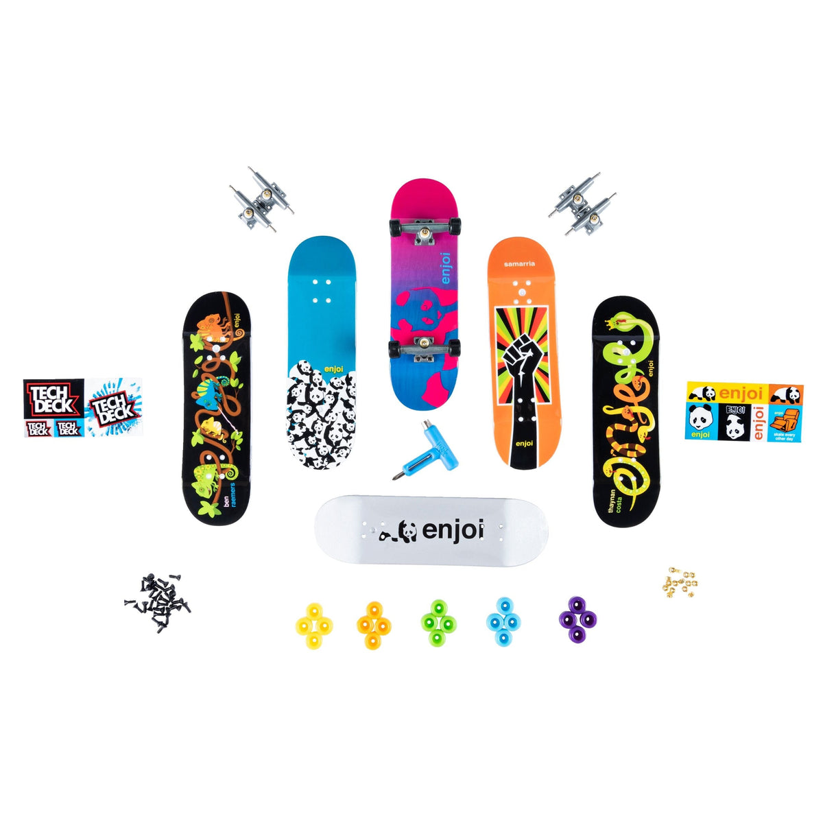 Sk8shop Finberboard Bonus Pack, Ages 6+, 6-pk