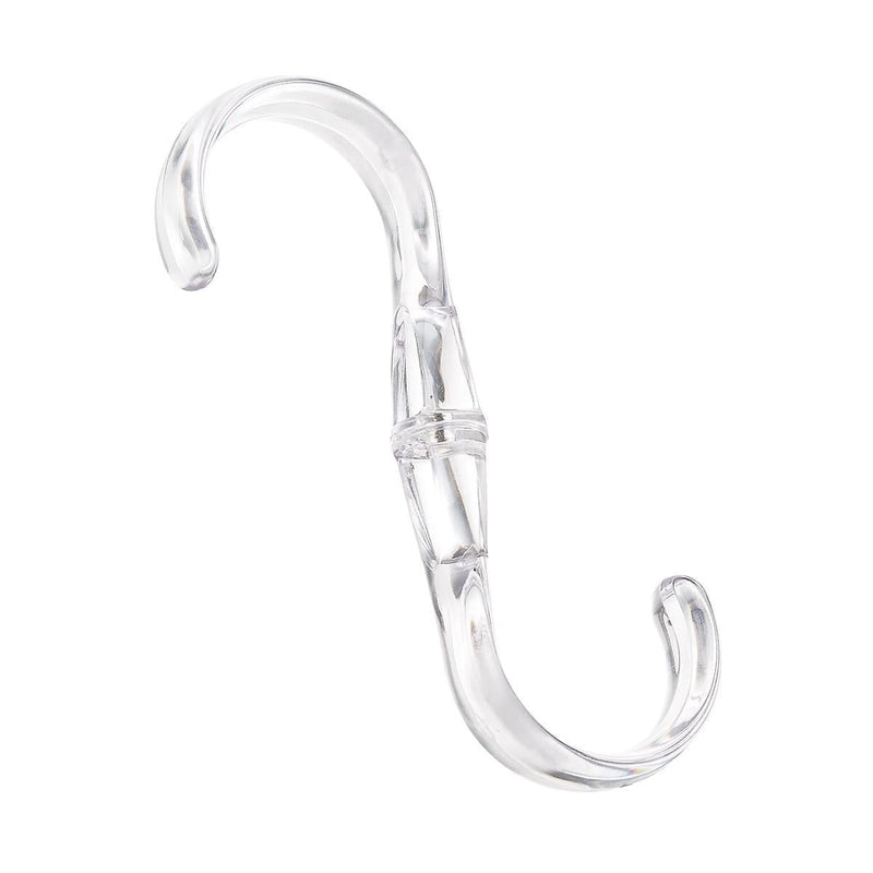 Clear Hanging S Hook, For Closet Organization A9977