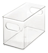 Clear Plastic Narrow Stacking Pantry Bin Storage Organizer
