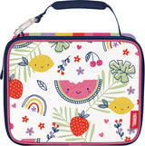Kids Standard Insulated Soft Reusable Lunch Bag, Rainbow Fruit