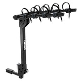 Trailway 4-Bike Hitch Mount Bike Rack, Fits 1-1/4, 2-in Receiver, Black