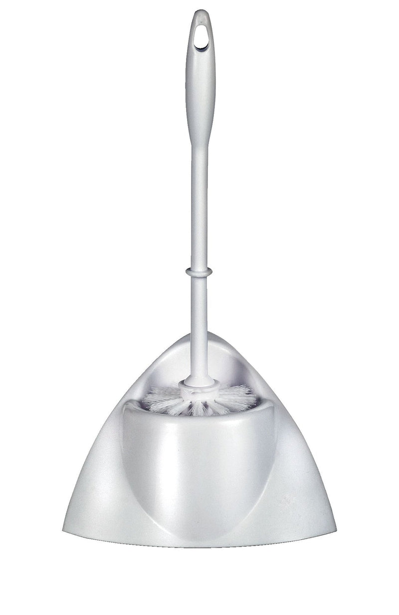 Toilet Brush with Stand, White A6721