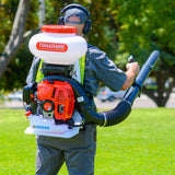 4-Gallon Backpack Motorized Fertilizer/Ice Melter Spreader