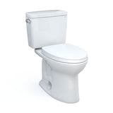 Drake Two-Piece Elongated 1.6 GPF Tornado Flush Toilet with CEFIONTECT & SoftClose Seat