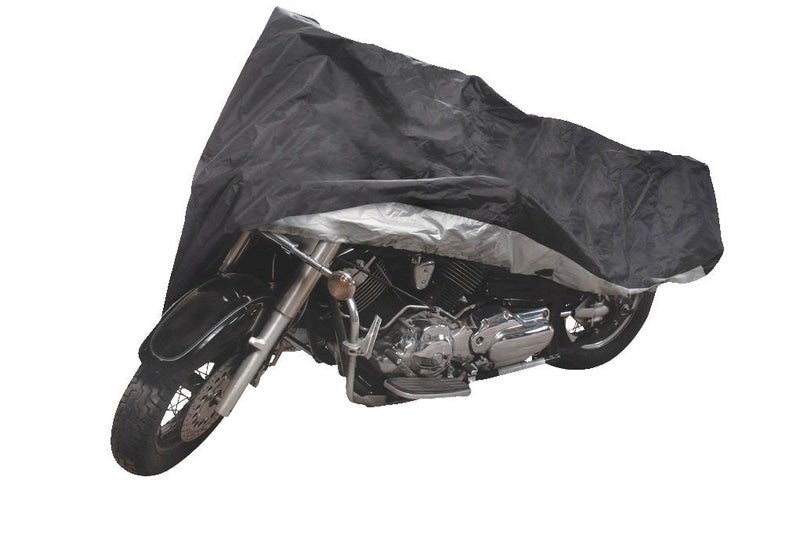 Premium Polyester Motorcycle Cover, Black, Medium C1122