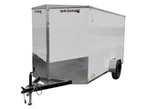 6 x 12-ft Enclosed Utility Trailer with Ramp Door