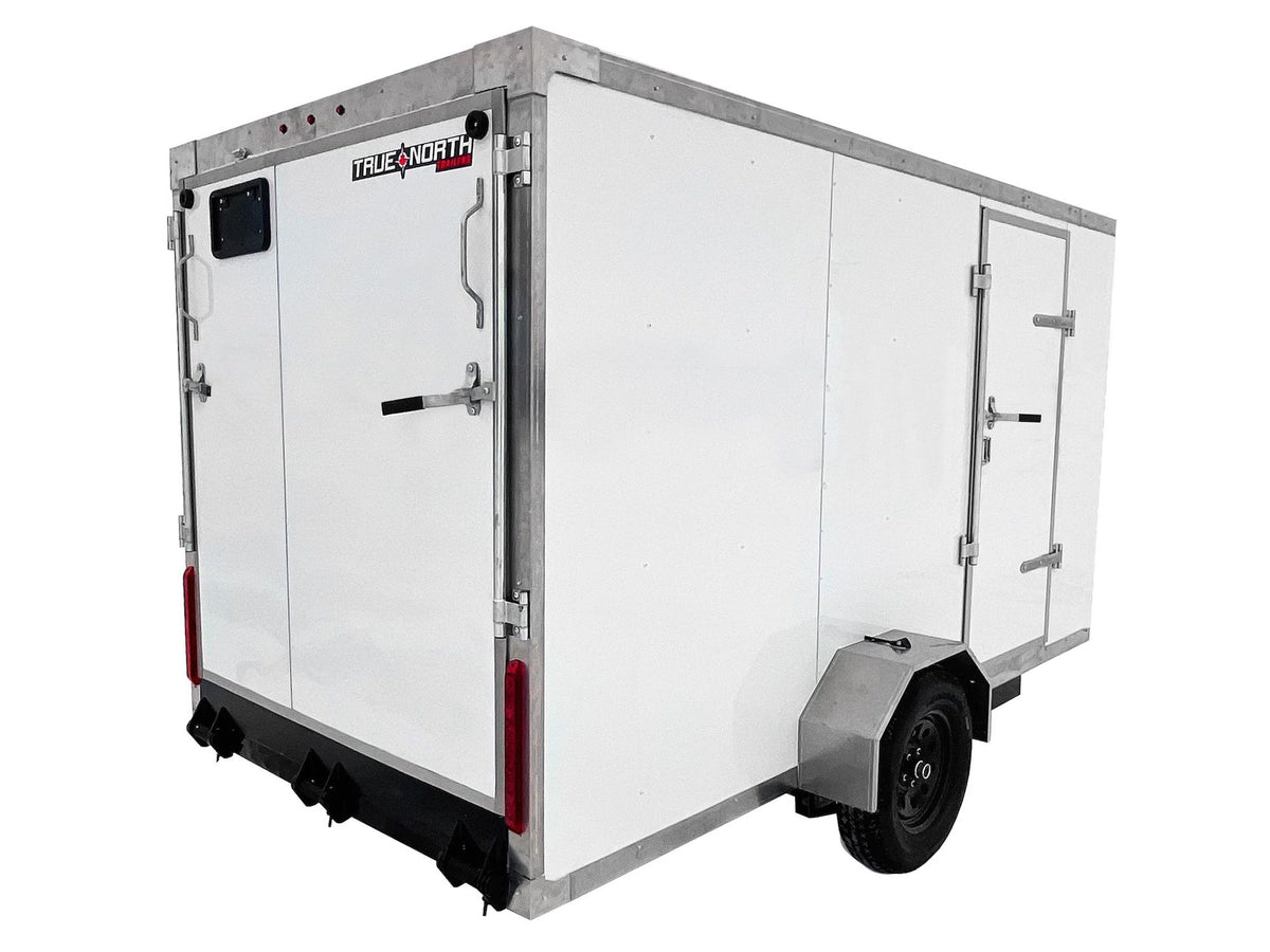 6 x 12-ft Enclosed Utility Trailer with Ramp Door