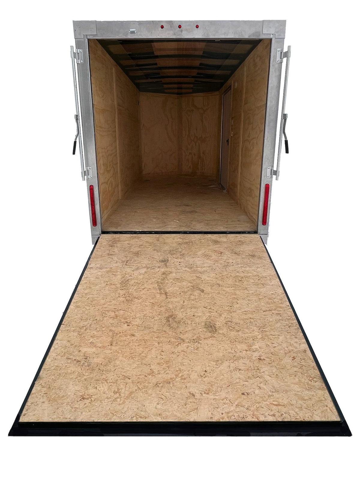 6 x 12-ft Enclosed Utility Trailer with Ramp Door