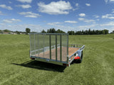 83-in x 14-ft Utility Trailer with Gate & Side ATV Ramps, Galvanized
