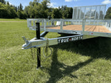 83-in x 14-ft Utility Trailer with Gate & Side ATV Ramps, Galvanized