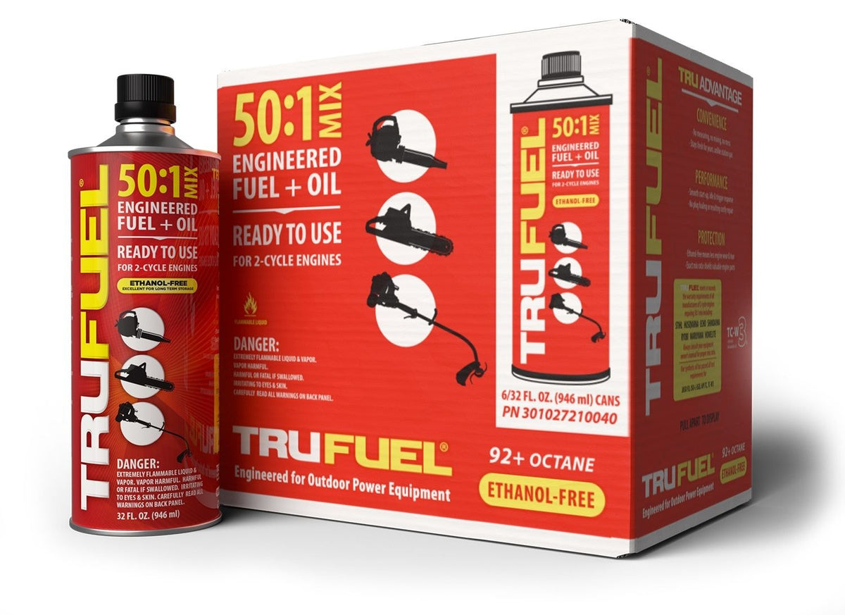 50:1 Pre-Mixed Gas & Oil for 2-Cycle Engines, 946 ml