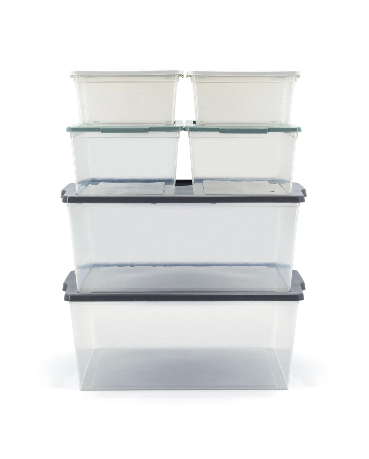 Modbox Modular Storage Bin with Lid, 8-pk