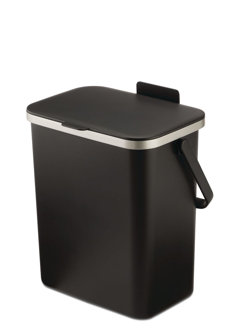 Food Waste/Compost Caddy Bin, Black, 10-L A5214