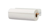 Type A Linear Under Cabinet/Wall Mount Metal Paper Towel Holder with Mounting Hardware, White