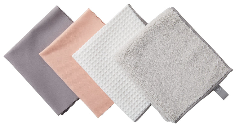 Microfibre Cloths, Assorted, 8-pk K7887