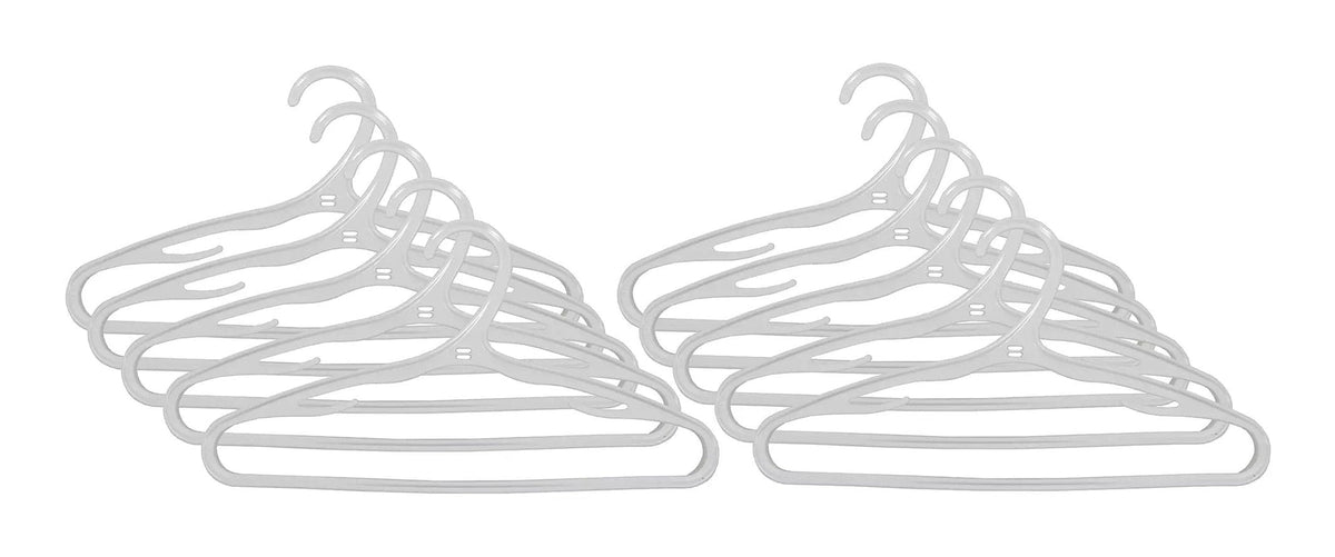 type A Plastic Slim Kids' Hangers, 10-pk
