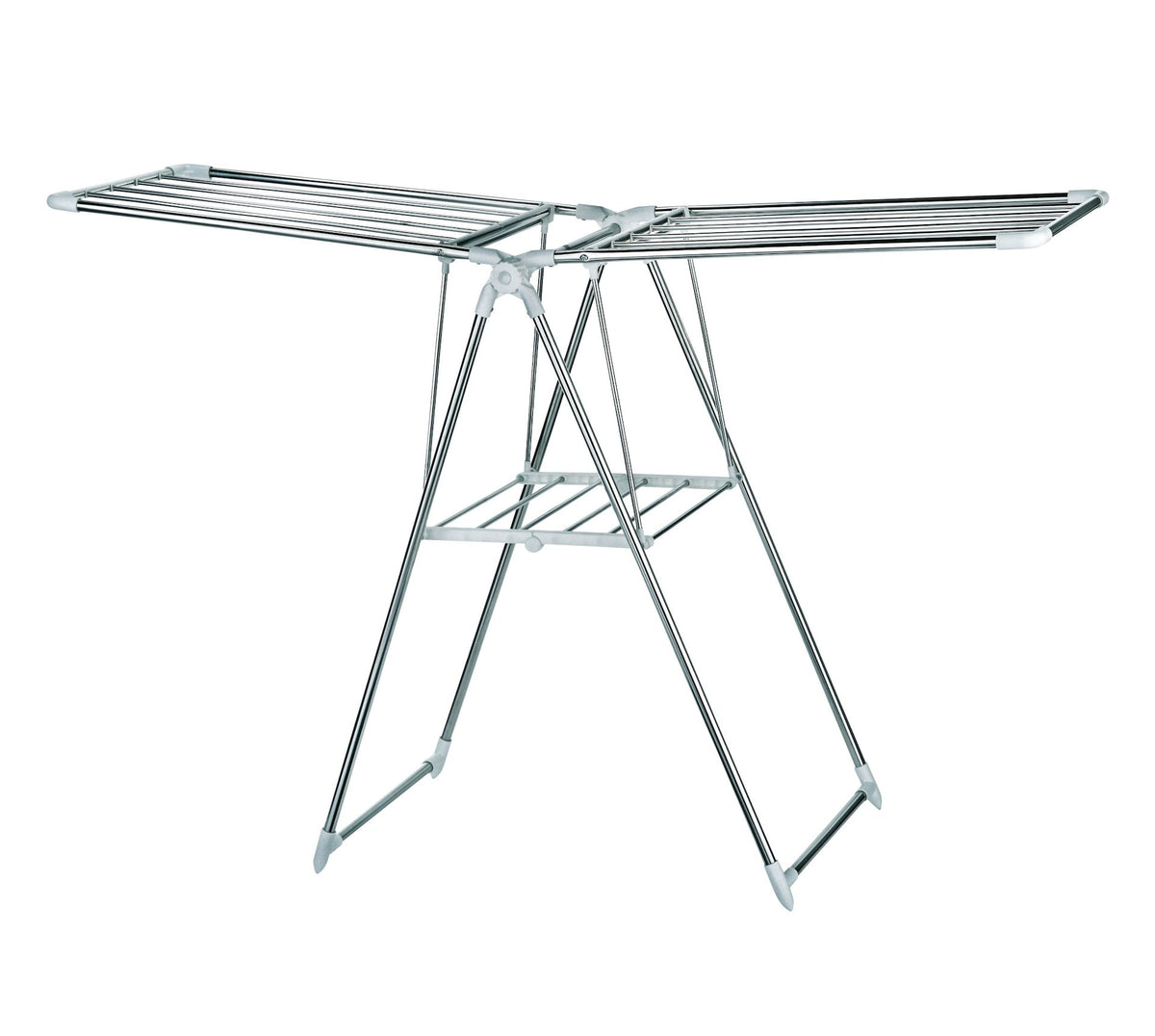 type A Stainless Steel Gullwing Drying Rack, 61.5 x 20 x 38.5-in