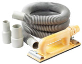 Dust-Free Sander Kit with 6-in Hose, /Vacuum Adaptors & Medium Grit Sandpaper