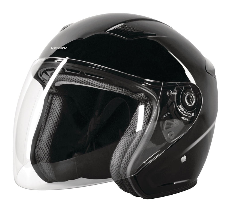 Copper Road Helmet with Visor, Gloss Black, Assorted Sizes T1244