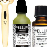 Vellum Wellness Mature Skin Kit with Essential Oils and Facial Roller