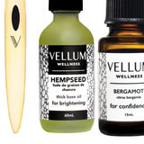 Vellum Wellness Mature Skin Kit with Essential Oils and Facial Roller