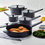 10-Piece Non-Stick Cookware Set, Black, Non-Stick Cookset, Blue, 8-pc, Aluminum Non-Stick Frypan,...