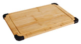 Bamboo Cutting Board, Non-Slip, 12-in x 18-in