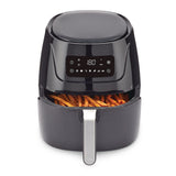Digital Air Fryer with Non-Stick Basket, 4.6-qt